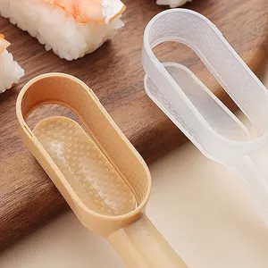 Zenidoo Nigiri Sushi Mold Onigiri Rice Ball Maker Warship Bento Oval Making <b>Breakfast</b> Kitchen Tools Eco-Friendly PP Plastic - Product Image 3