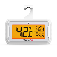 Thermomètre numérique pour réfrigérateur et congélateur TempPro TP110 avec écran LCD, étanche et avec crochet