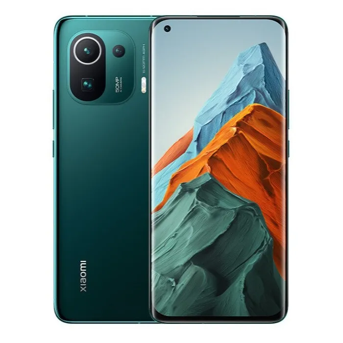 Оригинальный мобильный телефон Xiao Mi 11 Pro 5G 6,81 "3200x1440P 120 Гц Flash SN888 процессор Adreno660 GPU 5000 мАч аккумулятор телефон Android