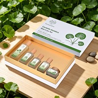 Coffret de Soins Réparateurs Apaisants à la Centella Asiatica Fermentée pour Peaux Abîmées par les Corticostéroïdes, Antioxydant et Renforçateur de Barrière Cutanée