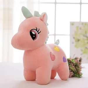 Super mignon rose mieux fait pour l'enfant en peluche doux gros trucs couverture blanc en peluche sucette <span class=keywords><strong>licorne</strong></span> Animal oreiller bébé apaiser jouet - Product Image 4