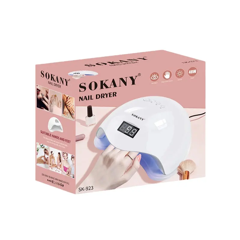 Zogifts Sokany ขายร้อนทําเล็บมือเล็บเท้า LED Uv เจลเครื่องเป่าโคมไฟบ่มสําหรับเล็บ