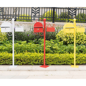 Buzón <span class=keywords><strong>de</strong></span> Metal Retro Americano con Cerradura, Resistente a la Lluvia, Decorativo, para Exterior - Product Image 5