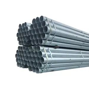 Tuyau d'acier galvanisé à chaud Q235/Q345 de haute qualité 6m soudage coupe flexion poinçonnage pipelines de forage d'huile norme ASTM A106