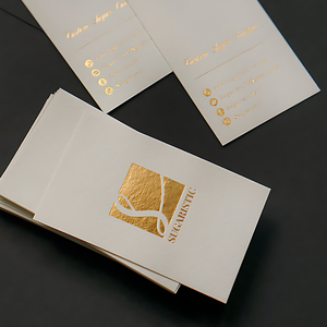 Custom Luxury Matte Laminate Digital <strong>Printing</strong> Gold/<strong>Silver</strong> Foil Coated Paper Business Card - Product Image 5