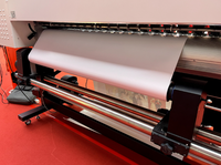 Imprimante éco-solvant haute précision de 1,6 m avec deux têtes d'impression Epson pour affiches lumineuses et autocollants de voiture