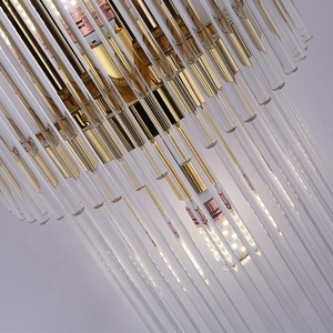 Vàng hiện đại LED Tường Đèn treo tường với tinh thể thép không gỉ 3000k-6500K màu <span class=keywords><strong>Temp</strong></span> 3-năm bảo hành treo tường ánh sáng cạnh giường ngủ - Product Image 5