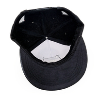 Topi Hip Hop polos Fashion pinggiran datar Logo bordir kustom topi Snapback 5 Panel kustom dengan Logo kartu Poker