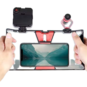 Kit de fixation multifonctionnel pour téléphone portable avec interface Hot Shoe 1/4 pour <span class=keywords><strong>iPhone</strong></span> 16/15/14/13/12/<span class=keywords><strong>11</strong></span>/X <span class=keywords><strong>Pro</strong></span> – Accessoires vidéo - Product Image 1