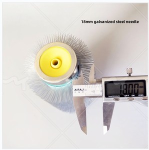 6/9/10/20 Inch Industrial OEM Self-Level <strong>Spiked</strong> <strong>Roller</strong> with Steel Needle for Removing Bubbles - Product Image 6