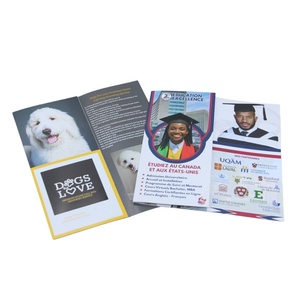Folleto A5 de 200g, Blanco Personalizado, Azul Marino, para Pequeñas Empresas, Educación, Comercio, Servicios, Hospitales, Salas de Conciertos, Gran Venta - Product Image 4
