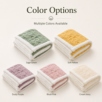 Manta Doble Moderna de Terciopelo Jacquard Grueso Multicolor, Ideal para Siestas en la Oficina o como Ropa de Cama Cálida