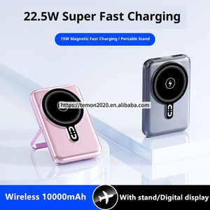 10000mah Wireless Magnetic Power Bank PD 22.5W Fast <b>Charging</b> Li-Polymer Battery Pack Led Digital Display Dual <b>USB</b> Type-C - Product Image 6