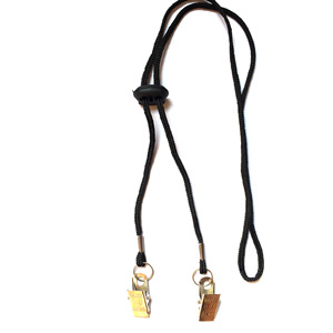Adjustable Polyester Mask Lanyards with Anti-Loss Windproof Rope Various Napkin Neck <b>Straps</b> and Bimetallic <b>Clips</b> - Product Image 2