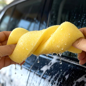 Bán buôn hình 8 rửa xe miếng bọt biển mật độ cao vật liệu và mạnh mẽ absorbency cho xe làm sạch miếng bọt biển Vải không có vết trầy xước - Product Image 5