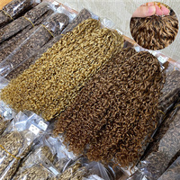 Cheveux Remy Vietnamiens Bouclés Pixie Miracle Knot Pré-bouclés de Qualité Supérieure, Double Trame Faite à la Machine pour Femmes, Crochet de Cheveux Humains