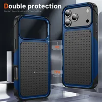 Coque de téléphone antichoc en PC, protection renforcée, compatible avec iPhone 17 16 15 14 13 12 11 Pro Max 7 8 Plus X XR XS Max 17Air