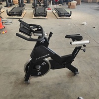 Vélo de spinning dynamique Bique pour usage domestique, équipement de fitness à résistance auto-générée, capacité de 150 kg, suivi du rythme cardiaque et des calories