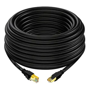 CAT8 kabel Ethernet 40Gbps 2000MHz S/FTP kucing 8 RJ45 jaringan Lan kabel Patch untuk Router Pc Ps4 Tv Laptop RJ45 kabel