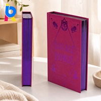 Livre relié de luxe personnalisé avec bords pulvérisés, édition limitée, impression de collection, livraison rapide en gros, logo personnalisé