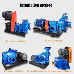 Pompe à boue centrifuge horizontale de haute qualité pour le processus minier, résistante à l'usure - Product Image 2