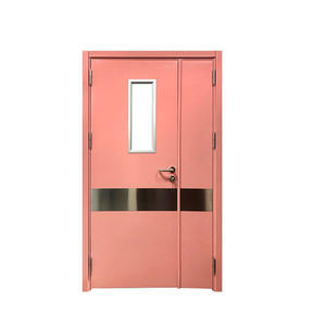 स्वचालित आधुनिक स्टेनलेस स्टील अस्पताल थिएटर कमरे के दरवाजे मैन्युअल रूप से साफ कमरे के दरवाजे - Product Image 2