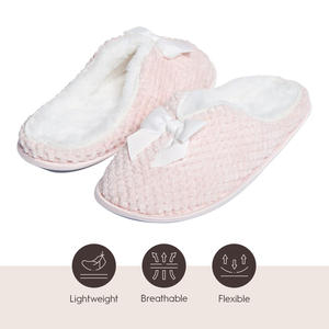 <span class=keywords><strong>Zapatillas</strong></span> cómodas de espuma viscoelástica para <span class=keywords><strong>mujer</strong></span>, pantuflas con forro de piel sintética, zapatilla deslizante para <span class=keywords><strong>casa</strong></span> con punta cerrada - Product Image 6