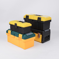Boîte à outils de voiture épaissie en plastique portable de qualité industrielle