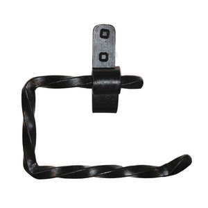 Porte-serviettes mural forgé à la main martelé, porte-serviettes fait main en fer forgé pour salle de bain et cuisine - Product Image 3