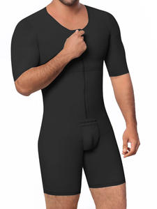 Dropshipping Thermique et Respirant Mens Full Body Shapewear Collants Haute Compression Body Colombien Shapewear pour Hommes - Product Image 4