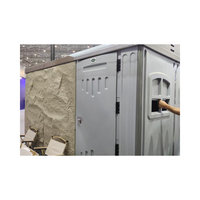 Maisonnette Shed Tiny House WooWild moderne, portable, isolée, étanche, mobile, alimentée à l'énergie solaire, en HDPE, pour entrepôt et parc