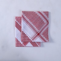 Ghutra ethnique pour hommes arabes, turban 100% polyester, Shemagh Keffiyeh, motif personnalisé, foulard carré musulman