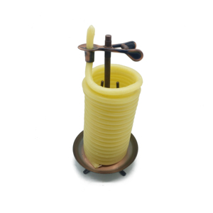 Candela Verticale da 80 Ore, Ecologica in Cera d'Api Naturale con Stoppino in Cotone - Product Image 2