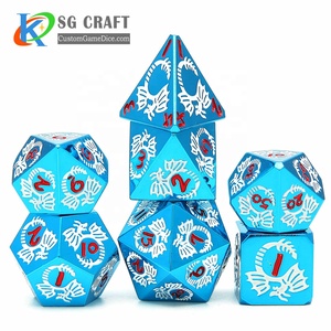 Dés de <span class=keywords><strong>jeu</strong></span> <span class=keywords><strong>en</strong></span> vrac avec logo personnalisé <span class=keywords><strong>en</strong></span> gros Dragon <span class=keywords><strong>en</strong></span> métal à l'intérieur de pierres précieuses <span class=keywords><strong>Jeu</strong></span> de dés polyédriques du MDN - Product Image 5