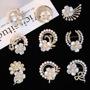 Broches en perles électroplaquées japonaises 2026, très tendance, pour femmes, cadeau de luxe, <span class=keywords><strong>bijoux</strong></span> pour la fête <span class=keywords><strong>des</strong></span> mères - Product Image 5