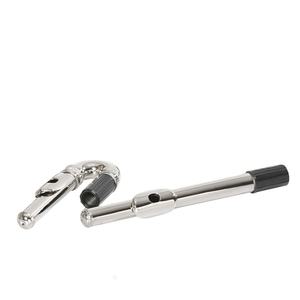 Tube incurvé plaqué argent flûte pour enfants flûte à double tête 16 trous E clé <span class=keywords><strong>chanson</strong></span> C queue flûte à tube incurvé plaqué argent - Product Image 2