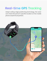 4G Kids GPS Smart Watch avec bouton SOS, traqueur de téléphone étanche pour la sécurité des enfants