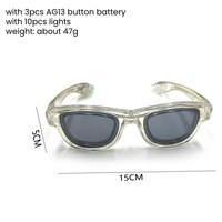 Nouvelles Lunettes LED Lumineuses Nicro – Accessoire de Fête Scintillant pour Noël et Événements Festifs