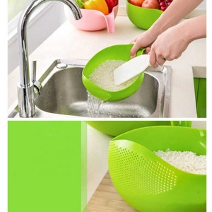 Vente directe d'usine cuisine passoire en plastique légumes riz filtre lavage fruits vidange panier - Product Image 4