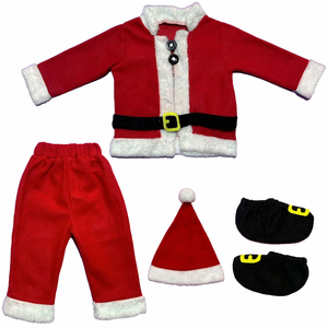 <span class=keywords><strong>Disfraces</strong></span> de Papá Noel para Niños al por Mayor, Trajes Navideños de Felpa Polar Roja Personalizados, Trajes de Santa Claus para Bebés - Product Image 1