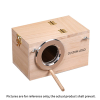 Accessoires de cage à oiseaux écologiques en bois, maison pour animaux de compagnie pour la reproduction et l'éclosion, nid pour perruche, perruche du Canada, pinson, lovebird, perroquet