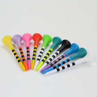 Support de balle de golf durable 83 mm, impression 4 lignes, accessoires de golf professionnels en plastique, vente en gros, fournisseur d'usine OEM/ODM