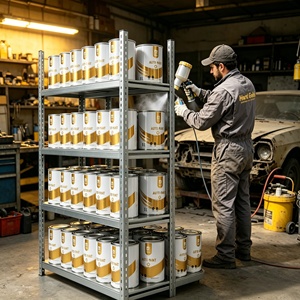 <span class=keywords><strong>Peinture</strong></span> automobile acrylique liquide écologique sur mesure, tons pastel, séchage rapide, fourniture directe d'usine - Product Image 6