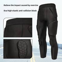 Pantalons de compression de basketball rembourrés en EVA personnalisés, pantalons longs de football, équipement de protection sportive, collants de sécurité