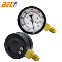 2" Pressure Tester Pressure Gauge 0-200PSI/1400KPA Air Compressor Hydraulic Pressure Gauge Manometer
