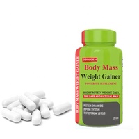 Suppléments de gym avec logo personnalisé Capsules de protéines pour prise de masse corporelle Capsules pour prise de poids Directement en usine