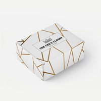 Conception gratuite motif de fleurs fantaisie Eco imprimé Logo personnalisé petit Carton Mailer boîte d'emballage en papier pour l'expédition de produits de soins de la peau