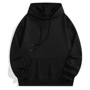 Sweat-shirt en coton ample, couleur unie, uniforme d'événement de groupe, chemise de travail pour homme, printemps automne, avec logo brodé, pull-over - Product Image 4