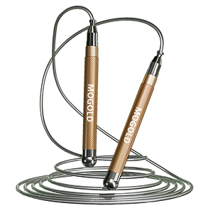 Mogold Có Thể Điều Chỉnh Tốc Độ Nhảy Dây Tập Thể Dục Dây Thép Và PVC Chất Liệu Cho Tốc Độ Dây Vít Miễn Phí Kim Loại Bỏ Bỏ qua Dây - Product Image 1