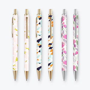 China Factory Wholesale Bulk Fancy Creative Metal <b>Pen</b> <b>Retractable</b> Writing Ballpoint <b>Pen</b> - Product Image 2